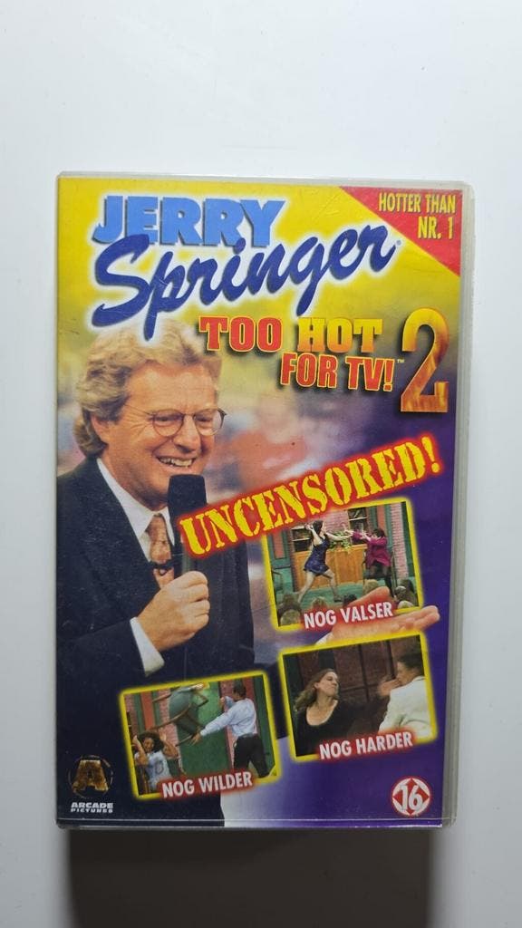 JERRY SPRINGER TOO HOT FOR TV! 2 (VHS), CD & DVD, VHS | Film
