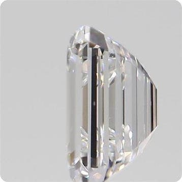 1 pcs Diamant (Natuurlijk) - 0.61 ct - Smaragd - D, Nieuw