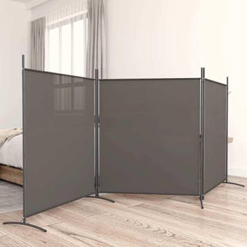 vidaXL Kamerscherm met 3 panelen 525x180 cm stof, Verzenden