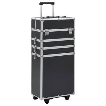 Make-up trolley zwart | 41% korting | Retour deal, Bijoux, Sacs & Beauté, Boîtes de maquillage & Beauty case, Verzenden, Hardcase