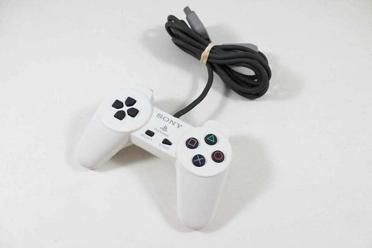 Sony PS1 Analog Controller Wit (PS1 Accessoires), Games en Spelcomputers, Spelcomputers | Sony PlayStation 1, Zo goed als nieuw