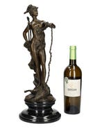 sculptuur, Diana the Victorious - 48 cm - Brons, Marmer, Antiek en Kunst