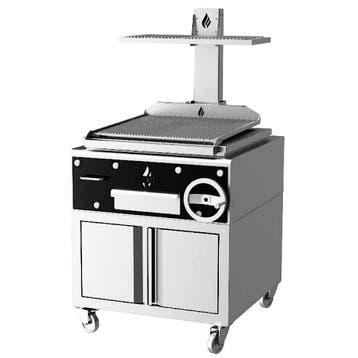Houtskoolgrill | PARRILLA | Oppervlak 630x620 | 200°C/250°C, Verzenden, Nieuw in verpakking