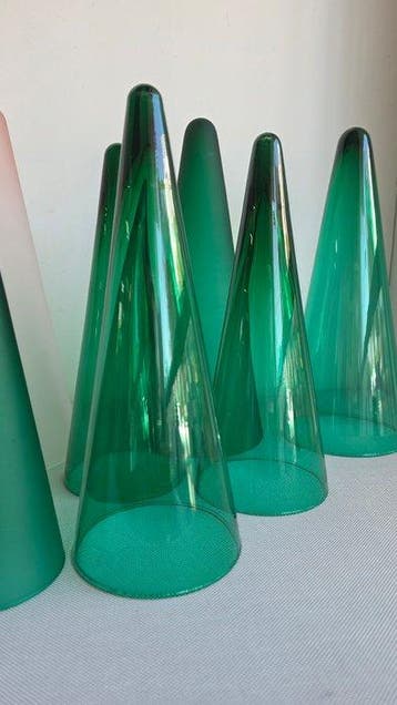 Themacollectie - Kegelvormige glazen bomen - iM- Glass