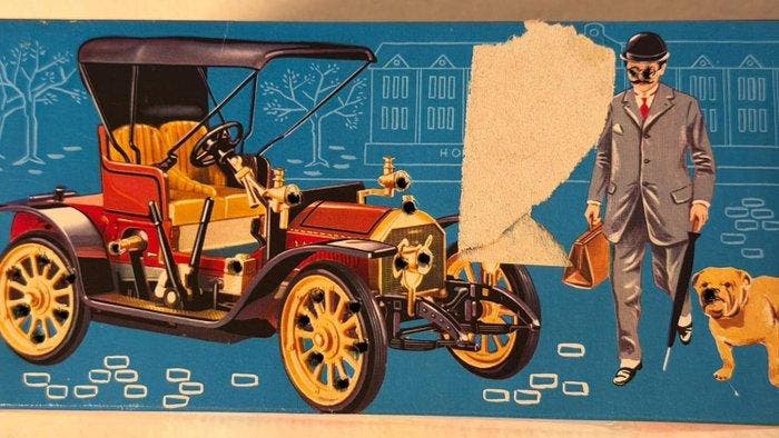 Blik speelgoed met klokwerk - Schuco Oldtimer Set -, Antiek en Kunst, Antiek | Speelgoed