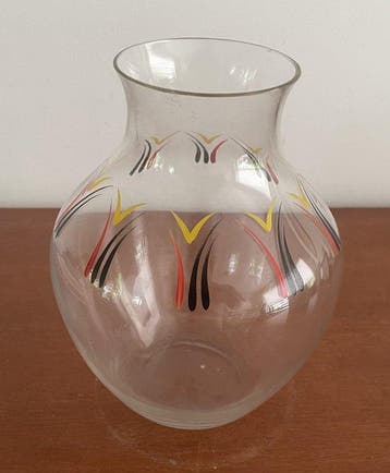 Vaas - Glas - Art Deco vaas, Antiek en Kunst