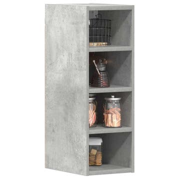 vidaXL Bovenkast Riga 20x29,5x60 cm bewerkt hout betongrijs, Huis en Inrichting, Verzenden, Nieuw