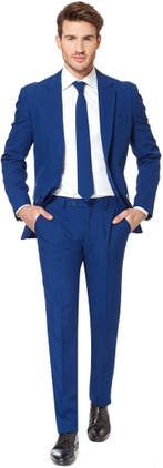 OppoSuits Navy Royale Kostuum maat Maat 52/54 (L) Heren, Kleding | Heren, Kostuums en vesten, Maat 52/54 (L), Opposuits, Nieuw