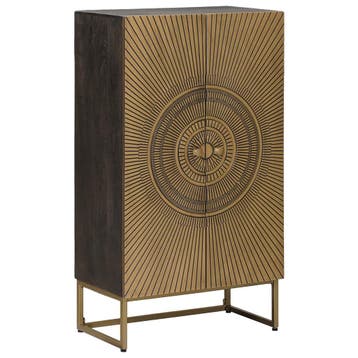 vidaXL Highboard Koper 53,5 x 30 x 95 cm, Verzenden