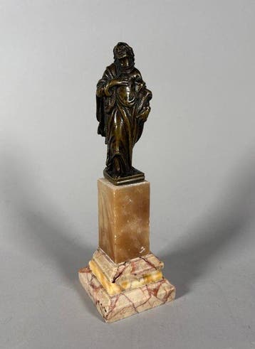 sculptuur, Saint Jean-Baptiste, XVIIeme siecle - 23 cm -