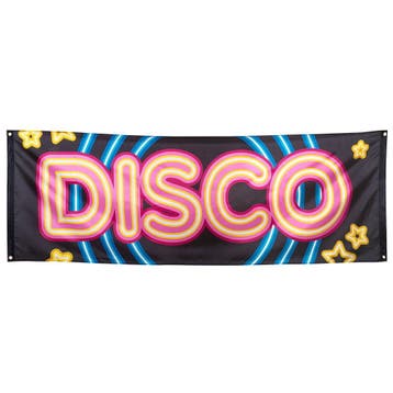 Disco Straatvlag 2,2m, Hobby & Loisirs créatifs, Articles de fête, Verzenden