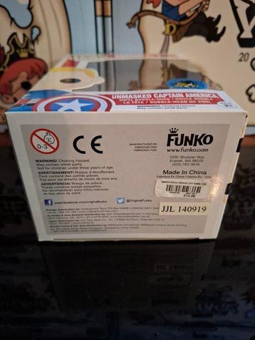 Funko - Funko Pop - Marvel - Unmasked Captain America #06 -