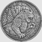 Liberia. 20 Dollars 2026 Megafauna: Cave Lion – 1 oz Silver