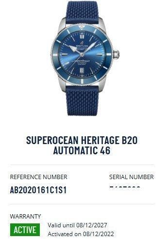 Breitling - Superocean Heritage II “Blue Dial” -, Nieuw