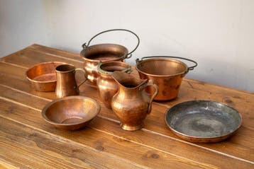 Decoratief ornament (8) - Ketels, kruiken, kommen en brieven
