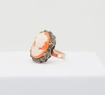 Zonder minimumprijs - Ring - 9 kt. Roségoud, Zilver, Nieuw