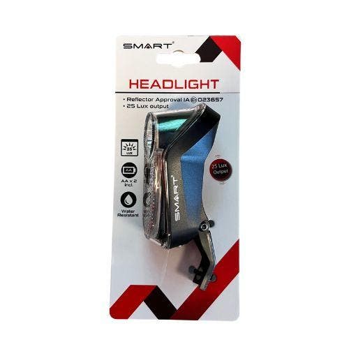 Smart batterij koplamp (25 Lux), Fietsen en Brommers, Fietsaccessoires | Fietsverlichting, Nieuw, Verzenden