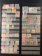Wereld 1870/1950 - Wereldwijde oude postzegelverzameling, Postzegels en Munten, Gestempeld