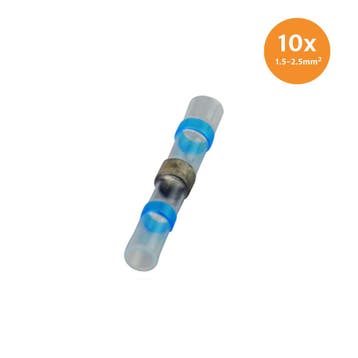 Soldeerhuls Waterdicht Blauw (1.5-2.5mm) 10 Stuks, Ophalen of Verzenden