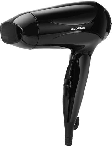 Fohn - Haardroger - Ionische Föhn - 2400W - Zwart - Aigostar, Handtassen en Accessoires, Uiterlijk | Haarverzorging, Verzenden