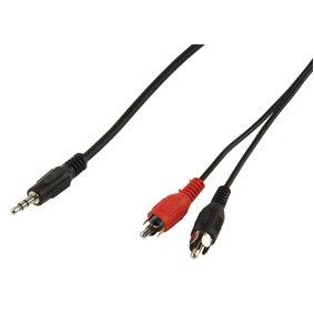 Mini Jack M naar 2x Tulp M 0,2m, TV, Hi-fi & Vidéo, Câbles audio & Câbles de télévision, Enlèvement ou Envoi