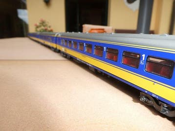 Märklin H0 - 4164/4165 - Wagon de passagers pour trains