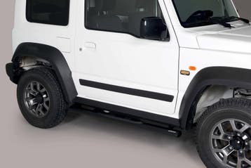 Side Bars | geschikt voor Suzuki | Jimny 18- 3d suv. | zwart, Verzenden