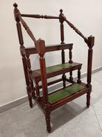 Keukentrapje - Mahonie - Bibliotheektrap