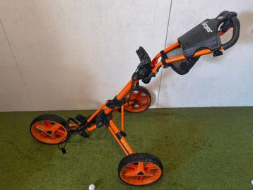 Clickgear 3.5 golftrolley (gadgets), Sport en Fitness, Golf, Ophalen of Verzenden, Zo goed als nieuw, Golfkar, Overige merken