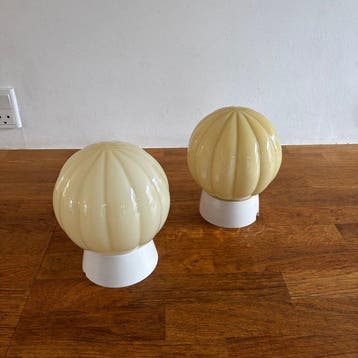 Lyfa - Lampe murale - Verre, Bakélite