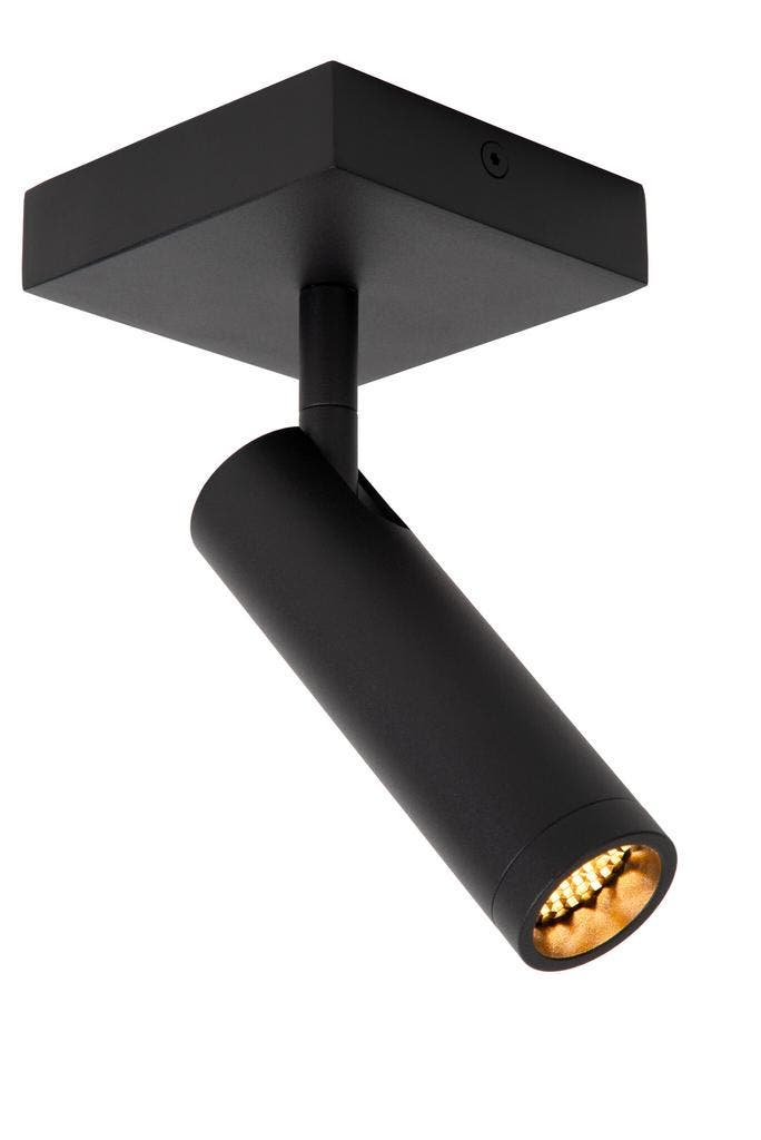Lucide GRADO - Plafondspot - 1xGU10 (MR11) - Zwart, Huis en Inrichting, Lampen | Spots, Nieuw, Verzenden