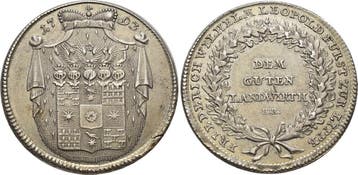 Praemiengulden 1 1793 Lippe-detmold Friedrich Wilhelm Leo..., Verzenden, België