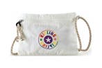 Kipling Schoudertas Wit, Handtassen en Accessoires, Tassen | Damestassen, Verzenden, Zo goed als nieuw, Wit