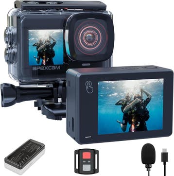 Apexcam 4K Actioncam set | Retour deal | Nu extreem goedkoop, Verzenden