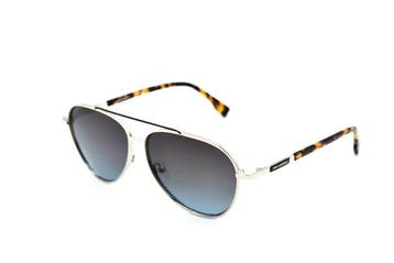 Karl Lagerfeld - ICON #7 KL344S 040 - Silver & Black Aviator