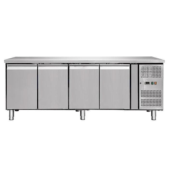 Koelwerkbank met 4 deuren - 550 liter - Energiezuining, Zakelijke goederen, Horeca | Keukenapparatuur, Nieuw in verpakking, Ophalen