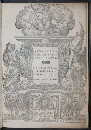 Publius Ovidius Naso - All`Invittisss.E Gloriosiss.Imp.Carlo