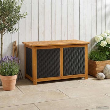 vidaXL Tuinopslagdoos 185 L Massief Acacia Hout 90 x 50 x 56, Tuin en Terras, Verzenden, Nieuw