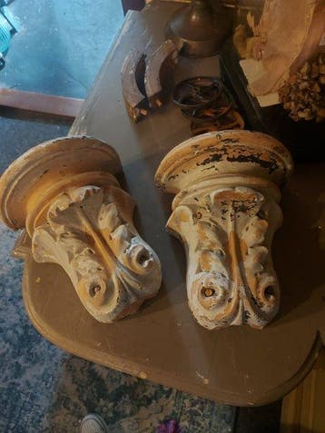 Wandrek - Terracotta - Terracotta wand consoles