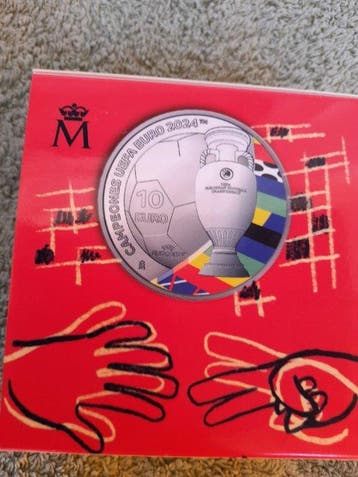 Spanje. 10 Euro 2024 Campeones de Europa Proof (Zonder