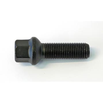 H&R Wielbout bolkonisch R14 M14x1.50 - Lengte 35mm - Zwart, Verzenden, Nieuw