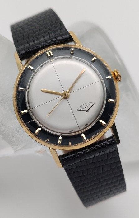 Genova - Tuxedo - Dress Watch - Manual Swiss - Zonder, Handtassen en Accessoires, Horloges | Heren