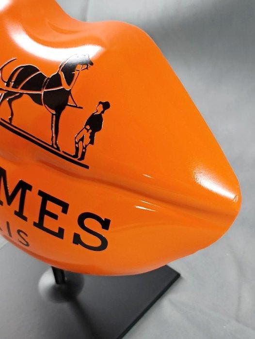 XTC Artist - Kiss Hermès orange, Antiek en Kunst, Kunst | Designobjecten