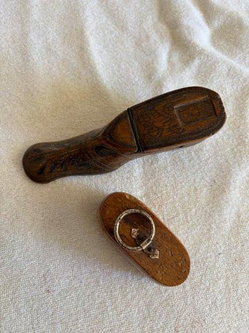 Boîte à tabac (2) - Bois - Tabatières original