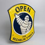 Reclamebord - Michelin - Open voor banden - Gietijzer