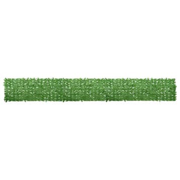 vidaXL Balkonscherm met groene bladeren 600x75 cm, Verzenden
