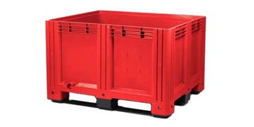 Palletbox MaxiLog 1200x1000x760 HDPE kunststof tweede, Ophalen of Verzenden
