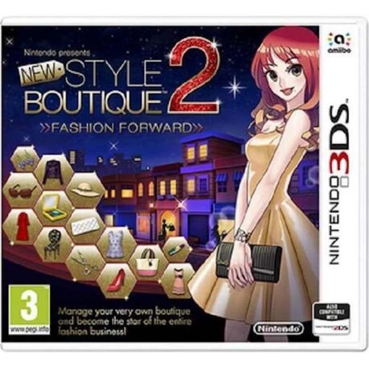 Nintendo Presents New Style Boutique 2 Fashion Forward (B..., Games en Spelcomputers, Games | Nintendo 2DS en 3DS, Zo goed als nieuw