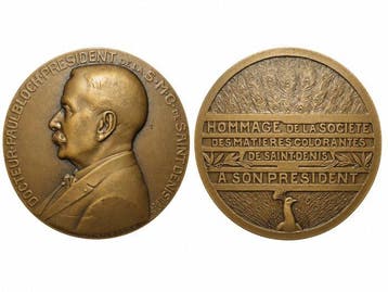 Frankrijk. Lot de 4 médailles et plaquettes en bronze –