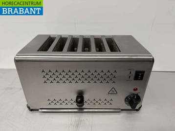 Grille-pain en acier inoxydable Grille-pain à 6 tranches, Zakelijke goederen, Verzenden